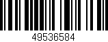 Código de barras (EAN, GTIN, SKU, ISBN): '49536584'