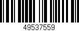 Código de barras (EAN, GTIN, SKU, ISBN): '49537559'