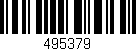 Código de barras (EAN, GTIN, SKU, ISBN): '495379'