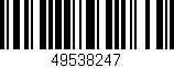 Código de barras (EAN, GTIN, SKU, ISBN): '49538247'