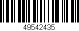 Código de barras (EAN, GTIN, SKU, ISBN): '49542435'