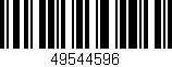 Código de barras (EAN, GTIN, SKU, ISBN): '49544596'