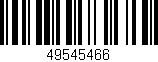Código de barras (EAN, GTIN, SKU, ISBN): '49545466'