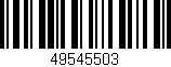 Código de barras (EAN, GTIN, SKU, ISBN): '49545503'
