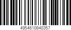 Código de barras (EAN, GTIN, SKU, ISBN): '4954610840357'