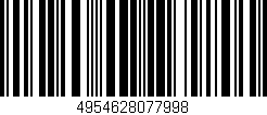 Código de barras (EAN, GTIN, SKU, ISBN): '4954628077998'