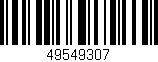 Código de barras (EAN, GTIN, SKU, ISBN): '49549307'