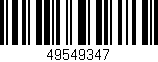 Código de barras (EAN, GTIN, SKU, ISBN): '49549347'