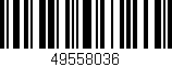Código de barras (EAN, GTIN, SKU, ISBN): '49558036'