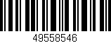 Código de barras (EAN, GTIN, SKU, ISBN): '49558546'