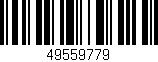 Código de barras (EAN, GTIN, SKU, ISBN): '49559779'
