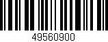 Código de barras (EAN, GTIN, SKU, ISBN): '49560900'