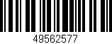 Código de barras (EAN, GTIN, SKU, ISBN): '49562577'