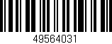 Código de barras (EAN, GTIN, SKU, ISBN): '49564031'