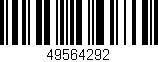 Código de barras (EAN, GTIN, SKU, ISBN): '49564292'