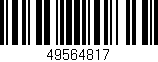 Código de barras (EAN, GTIN, SKU, ISBN): '49564817'