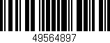 Código de barras (EAN, GTIN, SKU, ISBN): '49564897'