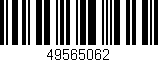 Código de barras (EAN, GTIN, SKU, ISBN): '49565062'