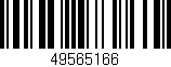 Código de barras (EAN, GTIN, SKU, ISBN): '49565166'