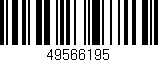 Código de barras (EAN, GTIN, SKU, ISBN): '49566195'