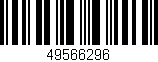 Código de barras (EAN, GTIN, SKU, ISBN): '49566296'