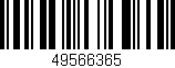 Código de barras (EAN, GTIN, SKU, ISBN): '49566365'