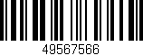 Código de barras (EAN, GTIN, SKU, ISBN): '49567566'