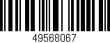 Código de barras (EAN, GTIN, SKU, ISBN): '49568067'