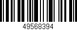 Código de barras (EAN, GTIN, SKU, ISBN): '49568394'