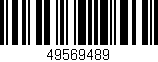 Código de barras (EAN, GTIN, SKU, ISBN): '49569489'