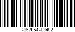 Código de barras (EAN, GTIN, SKU, ISBN): '4957054403492'