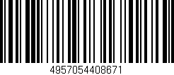 Código de barras (EAN, GTIN, SKU, ISBN): '4957054408671'