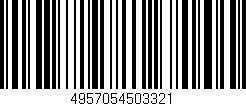 Código de barras (EAN, GTIN, SKU, ISBN): '4957054503321'