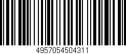 Código de barras (EAN, GTIN, SKU, ISBN): '4957054504311'
