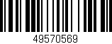 Código de barras (EAN, GTIN, SKU, ISBN): '49570569'