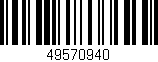 Código de barras (EAN, GTIN, SKU, ISBN): '49570940'