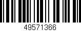 Código de barras (EAN, GTIN, SKU, ISBN): '49571366'