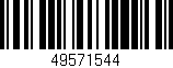 Código de barras (EAN, GTIN, SKU, ISBN): '49571544'