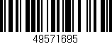 Código de barras (EAN, GTIN, SKU, ISBN): '49571695'