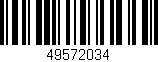Código de barras (EAN, GTIN, SKU, ISBN): '49572034'