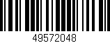 Código de barras (EAN, GTIN, SKU, ISBN): '49572048'
