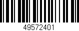 Código de barras (EAN, GTIN, SKU, ISBN): '49572401'