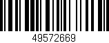Código de barras (EAN, GTIN, SKU, ISBN): '49572669'