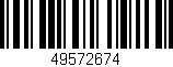 Código de barras (EAN, GTIN, SKU, ISBN): '49572674'