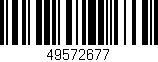 Código de barras (EAN, GTIN, SKU, ISBN): '49572677'