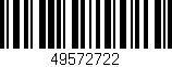 Código de barras (EAN, GTIN, SKU, ISBN): '49572722'