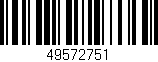 Código de barras (EAN, GTIN, SKU, ISBN): '49572751'