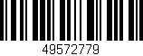 Código de barras (EAN, GTIN, SKU, ISBN): '49572779'