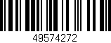 Código de barras (EAN, GTIN, SKU, ISBN): '49574272'