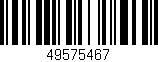 Código de barras (EAN, GTIN, SKU, ISBN): '49575467'